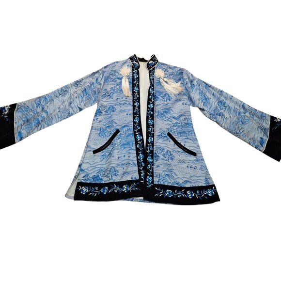 Mount Antelope Vintage brocade jacket fully lined size medium - Picture 6 of 14